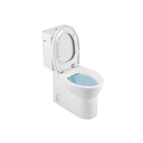 Free-standing toilet - EASY HO - Sanindusa - ceramic / home / oval