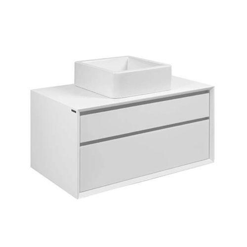 Wall-hung washbasin cabinet - VIEW : 63029 - Sanindusa - MDF / melamine / contemporary