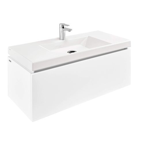 Wall-hung washbasin cabinet - VISTA 90 : 6080100 - Sanindusa - MDF / melamine / contemporary