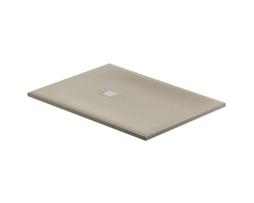 Rectangular shower base - MARINA LIGHT - Sanindusa - extra-flat / stone resin / custom-made