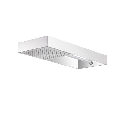Wall-mounted shower head - 8020.11.70 - rvb - square / rain
