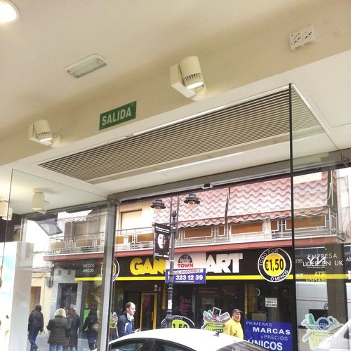 Recessed air curtain - DAM - airtecnics - commercial / industrial / for suspended ceilings