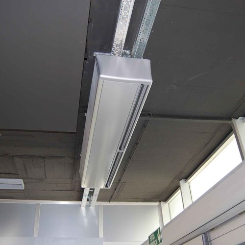 Ceiling-mounted air curtain - DECO - airtecnics - wall-mounted / industrial / commercial