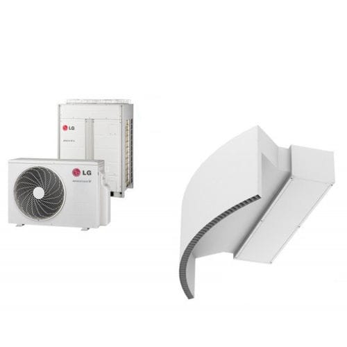 Ceiling-mounted air curtain - ROTO ECG 1000 DX10-LG	 - airtecnics - industrial / commercial