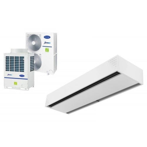 Ceiling-mounted air curtain - DAM ECM 1500 VRF12-CA		 - airtecnics - industrial / commercial