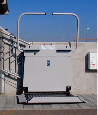 Disabled platform stair lift - KLEEMANN - standard