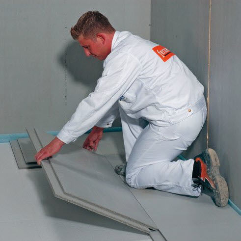 Flooring two-component insulation board - 25 mm | FERMACELL POWERPANEL TE - Fermacell