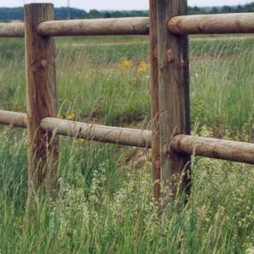 Fence with bars - CYLINDRIQUE APPUI DOUBLE  - Rondino - garden / for green spaces / bicycle crossing