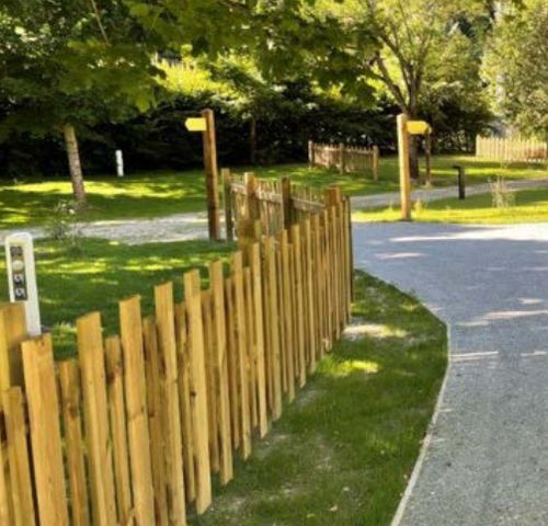 Louvered fence - VERTICALE EN FRISE RABOTÉE  - Rondino - garden / for public spaces / for green spaces
