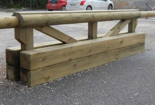 Protective barrier - 638 166-20  - Rondino - road / fixed / pine