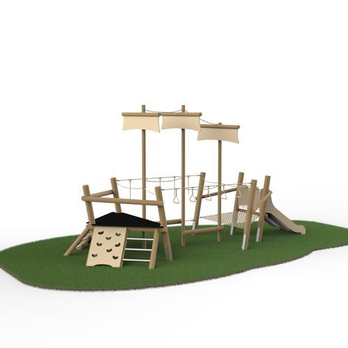 Playground structure - 610 040 - Rondino - wooden