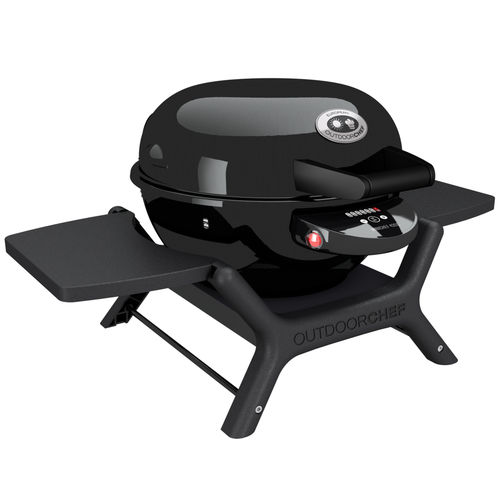 Electric barbecue - MINICHEF 420 E - Outdoor Chef - on casters / floor-standing / metal