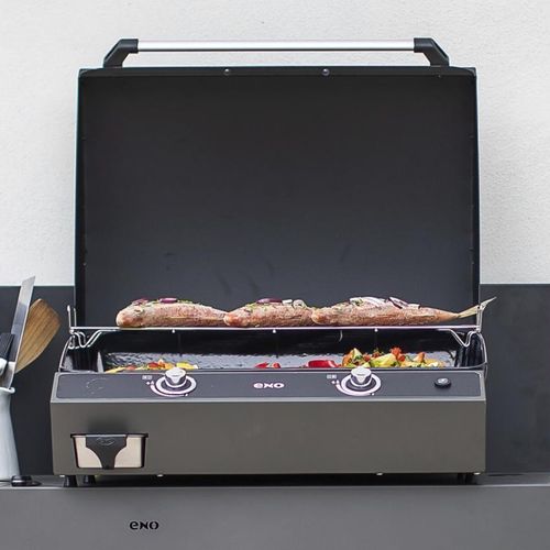 Garden plancha - BERGERAC 60 - ENO PLANCHA - gas / free-standing