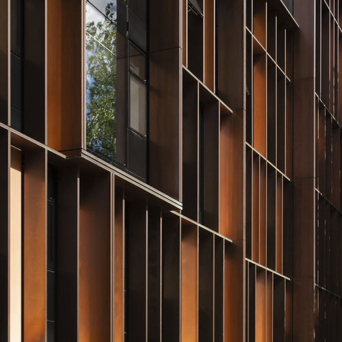 Decorative metal sheet - NORDIC BROWN - Aurubis Finland Oy - flat / copper / brown