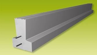 Prestressed concrete girder - LEADER - KP1 - for flooring / precast