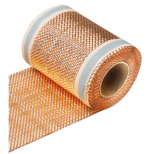 Butyl rubber auto-adhesive strip - TEXTURED COPPER - BWK Dachzubehör - copper