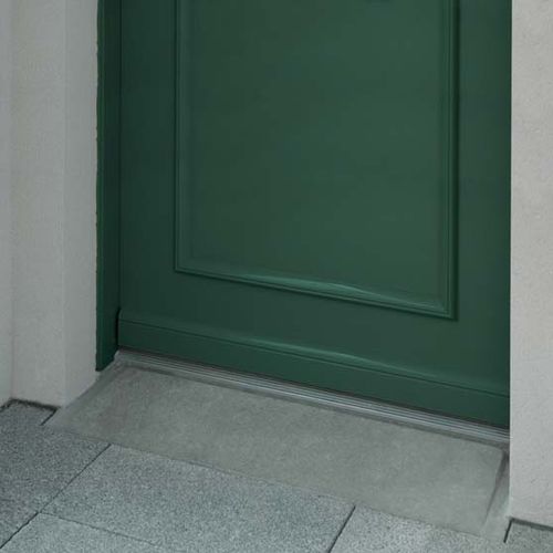 Concrete access ramp - UNIVERSELS PS - WESER - handicapped