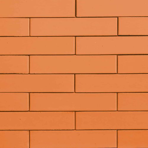 Facade brick - Naranja Calcita - La Paloma Cerámicas - for interior walls / hollow / enameled