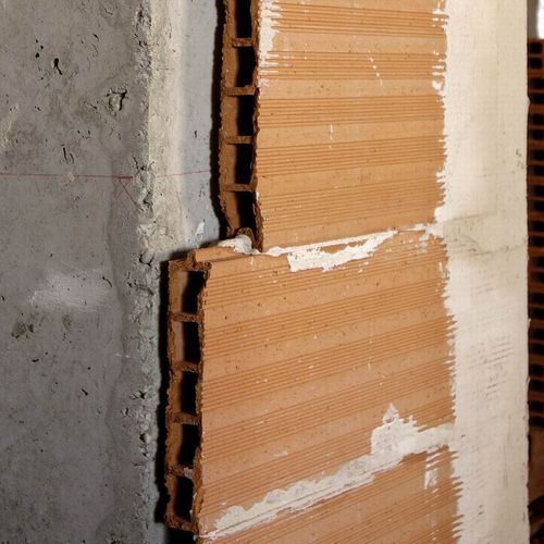 Partition brick Tabiceram® La Paloma Cerámicas for partition wall / red