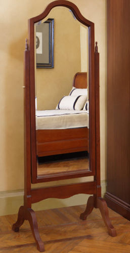 Cheval glass mirror - 14Z - Al Cazar Fine Woods - classic / wooden / vertical