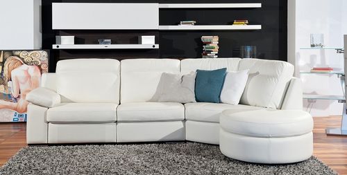 Modular sofa - CASADEI - Alpa Salotti - contemporary / leather / reclining