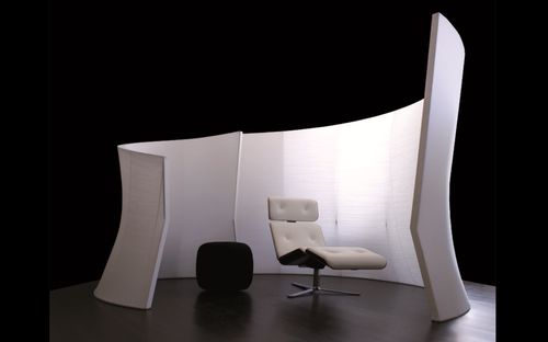 Modular privacy office space - INCONTRI LIGHT - ALTEK ITALIA DESIGN - fabric