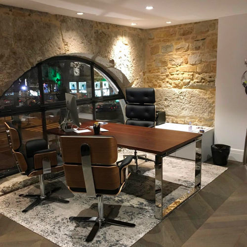 Free-standing desk - Philia - ALTEK ITALIA DESIGN - contemporary / wooden / straight