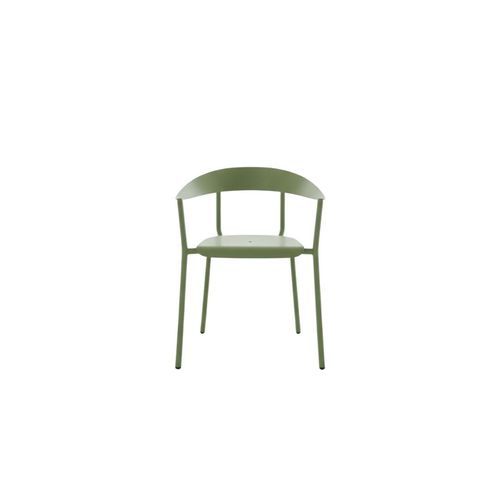 Contemporary garden chair - Alu Mito - ALTEK ITALIA DESIGN - outdoor / aluminum / painted aluminum