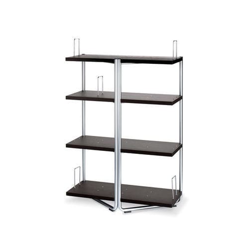 Free-standing bookcase - VERTIGO LV72 - ALTEK ITALIA DESIGN - modern / chrome / steel
