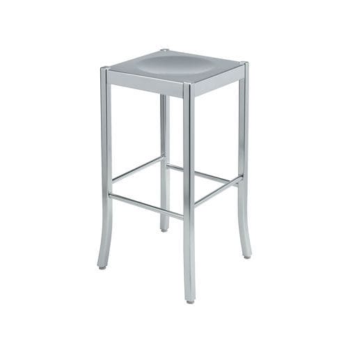 Contemporary bar stool - KORE - ALTEK ITALIA DESIGN - aluminum / aluminum base / 4-legged