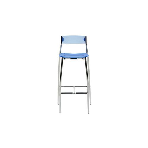 Contemporary stool - BABA - ALTEK ITALIA DESIGN - PMMA / steel base / with footrest