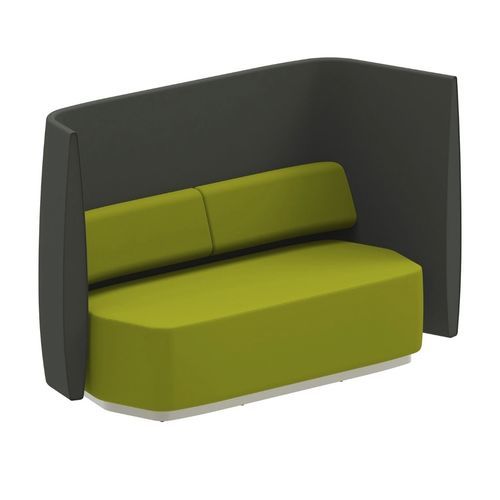 Contemporary sofa - AIRWAVE 14 - ALTEK ITALIA DESIGN - laminate / steel / in fire-retardant fabric