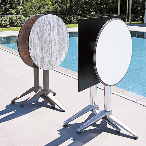Aluminum table base - EOLO  - Antiga Primo-Secondo & C. - stainless steel / contemporary / folding