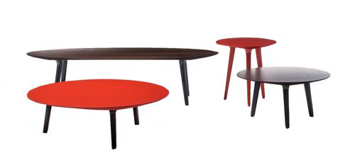 Contemporary coffee table - ADEMAR - Bross Italia - wooden / round / home