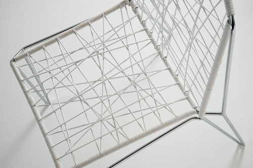 Contemporary chair - PENELOPE STRIP - Casprini Gruppo Industriale - water-resistant fabric / stackable / home
