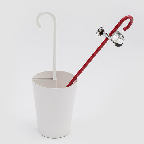 Painted metal umbrella stand - BINCAN - Danese - ABS plastic
