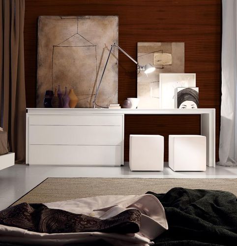 Contemporary dressing table - TEO - Fimes dei Longoni di Longoni G.& C. - wooden