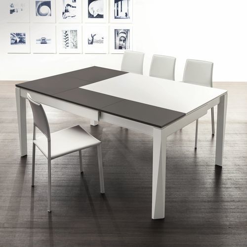 Contemporary table - PLURIMO - Pacini & Cappellini - ash / concrete ...