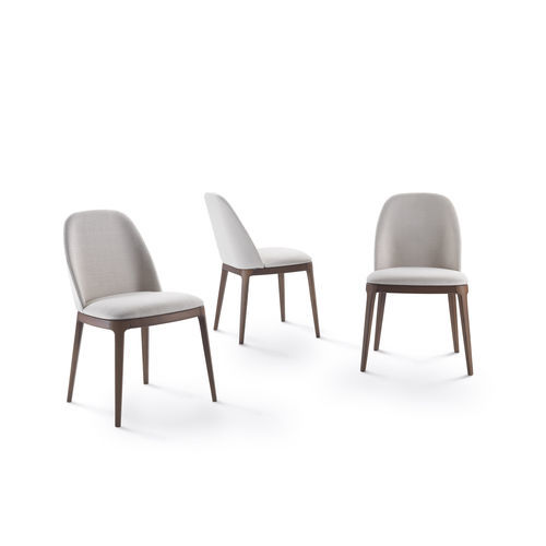 Contemporary chair - BECKY  - Pacini & Cappellini - indoor / fabric / leather