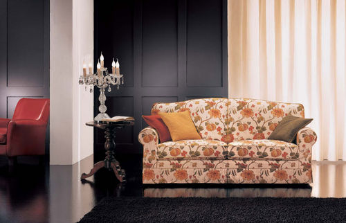 Traditional sofa - FARNESE - Cava - cottage style / fabric / multi-color