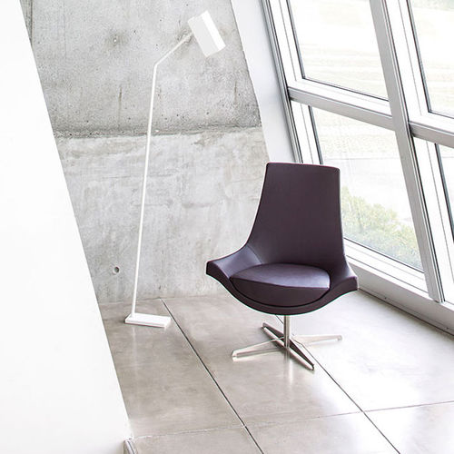 Contemporary chair - SUMI : 1551 PO B13G - Cizeta - indoor / fabric / metal base