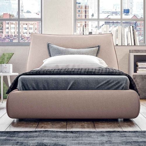 Double bed - DOLL - Clever - single / contemporary / upholstered
