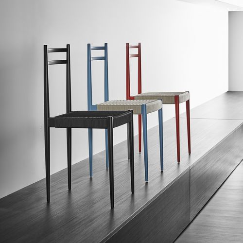 Contemporary chair - EXCLUSIVE : GIÒ - Colico - indoor / fabric / rope