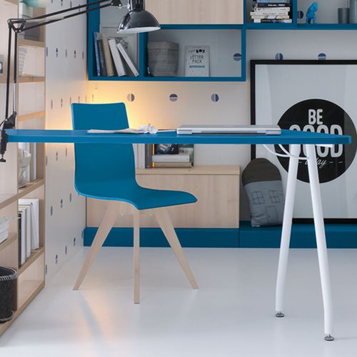 Contemporary desk - GOLF C108   - ColombiniCasa - lacquered wood / ergonomic / child's