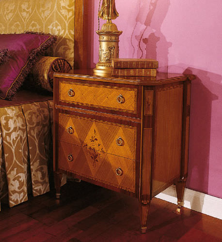 Empire style bedside table - 215 - Colombo Mobili - cherrywood / rectangular / home