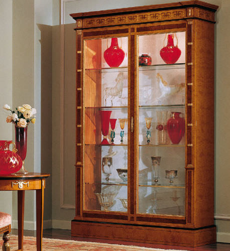 Empire style display case - 128 - Colombo Mobili - ash