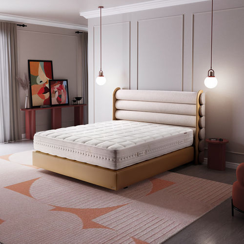 Double bed headboard Valentina Colunex contemporary / fabric / beige
