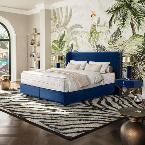 Double bed headboard Diana Colunex contemporary / fabric / beige