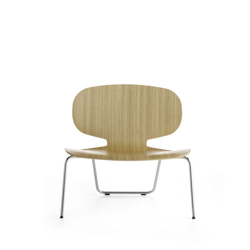 Contemporary fireside chair - Alis XXL/4L - Crassevig - molded plywood / upholstered / ergonomic