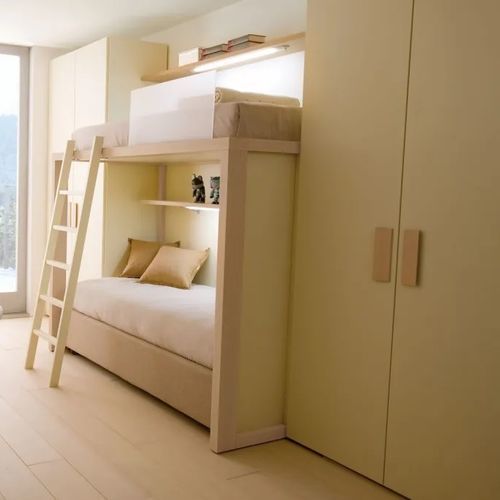 Brown children's bedroom furniture set - 7001 - DKS Srl - wooden